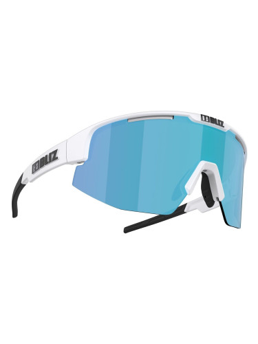 Bliz Matrix Small 52907-03 Matt White/Smoke w Blue Multi Спортни очила