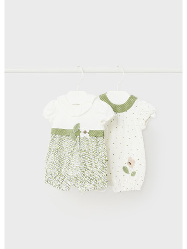 Бебешки памучен сет в зелен цвят Mayoral