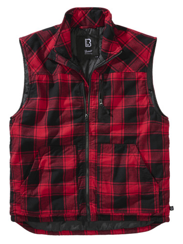 Мъжка жилетка Brandit Lumber Vest red/black