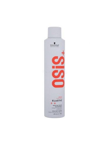 Schwarzkopf Professional Osis+ Elastic Medium Hold Hairspray Лак за коса за жени 300 ml увреден флакон