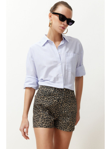 Trendyol Multi Color Leopard Print Shorts & Bermuda