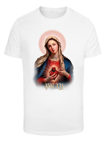 Men's T-shirt Pray Mary white