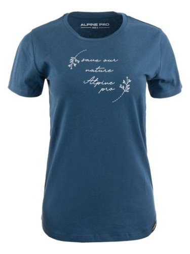 Women's T-shirt ALPINE PRO BADENA blue wing teal