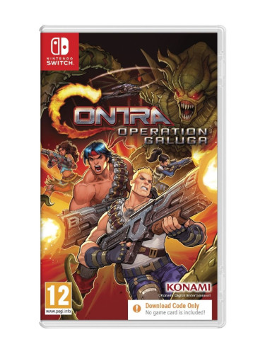 Игра Contra: Operation Galuga - Код в кутия за Nintendo Switch