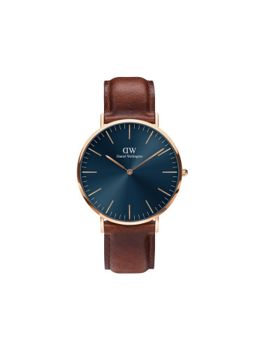 Часовник Daniel Wellington Classic St Mawes DW00100626 Кафяв