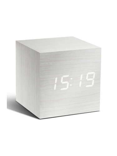 Настолен часовник Gingko Design Cube Click Clock