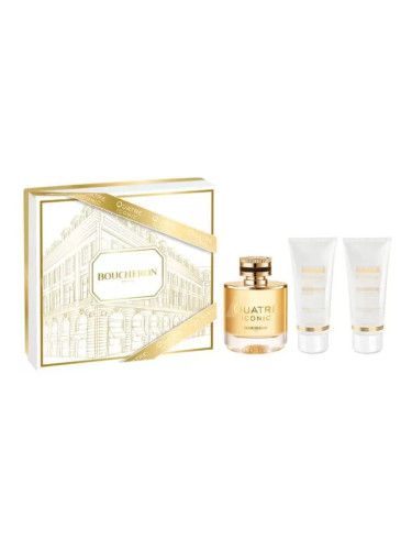 Boucheron Quatre Iconic Дамски комплект EDP Парфюм 100 ml Лосион за тяло 100 ml  Душ гел 100 ml