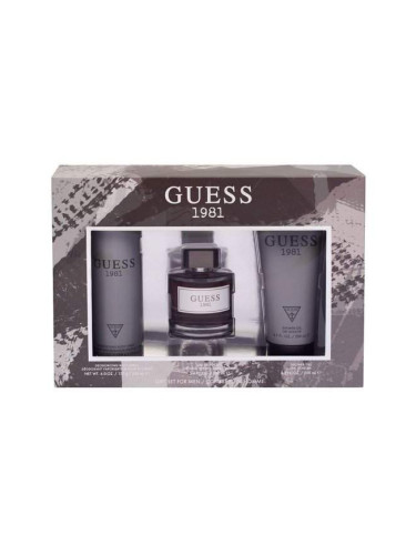 Guess 1981 Мъжки Комплект - EdT 100 ml + душ гел 200 ml + део спрей 226 ml