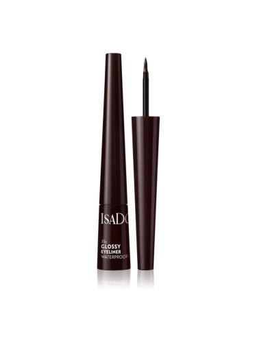 IsaDora Glossy Eyeliner водоустойчива очна линия цвят 42 Dark Brown 2,5 мл.