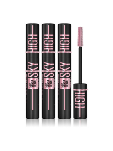 MAYBELLINE NEW YORK Lash Sensational Sky High Cosmic Black удължаваща спирала екстра черно 3x7.2 мл.
