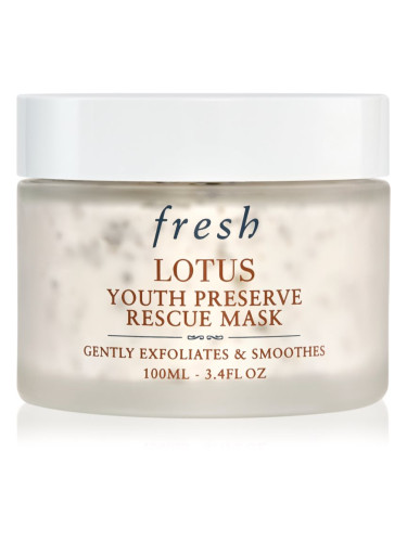 fresh Lotus Youth Preserve Rescue Mask ексфолираща маска анти стареене 100 мл.