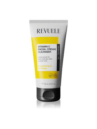 Revuele Vitamin C Facial Cream Cleanser почистващ крем за премахване на грим за освежаване и хидратация 150 мл.