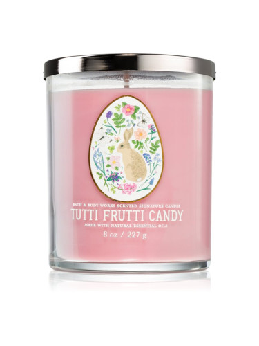 Bath & Body Works Tutti Frutti Candy ароматна свещ 227 гр.