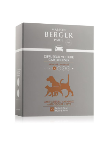 Maison Berger Paris Anti Odour Animal aроматизатор за автомобил резервен пълнител 2x17 гр.