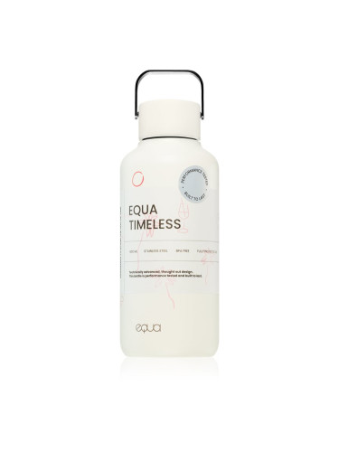 Equa Timeless неръждаема бутилка за вода малка боя C'est La Vie 600 мл.