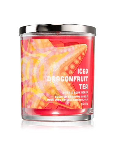 Bath & Body Works Iced Dragonfruit Tea ароматна свещ 227 гр.