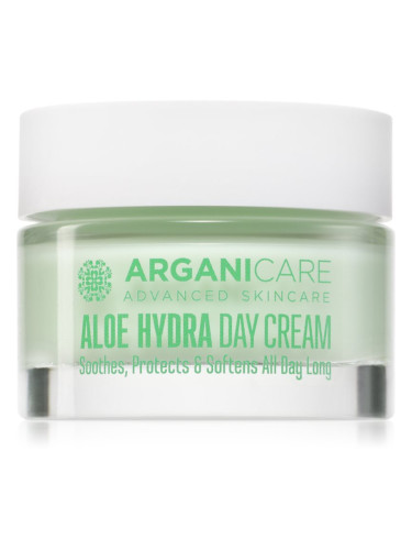 Arganicare Aloe Hydra Day Cream успокояващ крем с регенериращ ефект 50 мл.