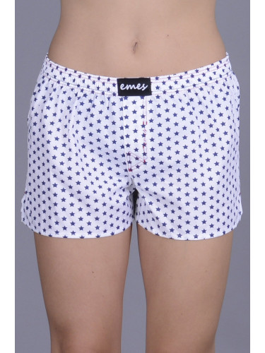 Emes white shorts with stars