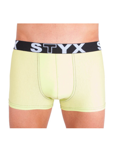 Men's boxers Styx sports rubber oversized greenish