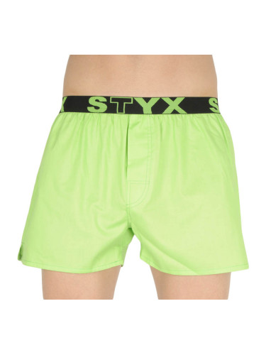 Men's briefs Styx sports rubber green