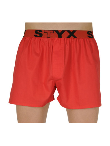 Men's briefs Styx sports rubber red