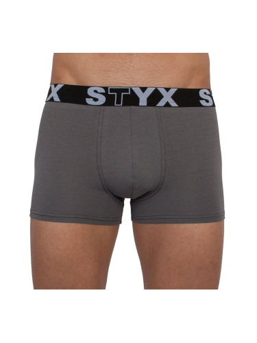 Men's boxers Styx sports rubber dark gray