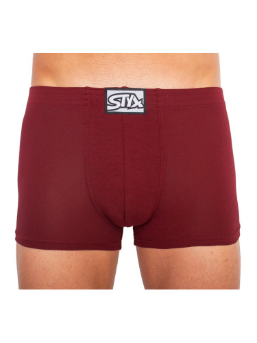 Men's boxers Styx classic rubber wine