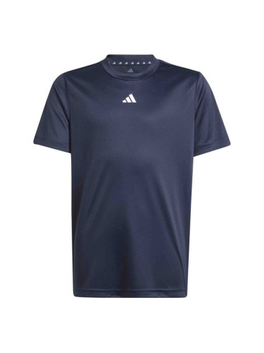 adidas JERSEY ESSENTIALS LOGO KIDS Детската тениска за тренировки, тъмносин, размер