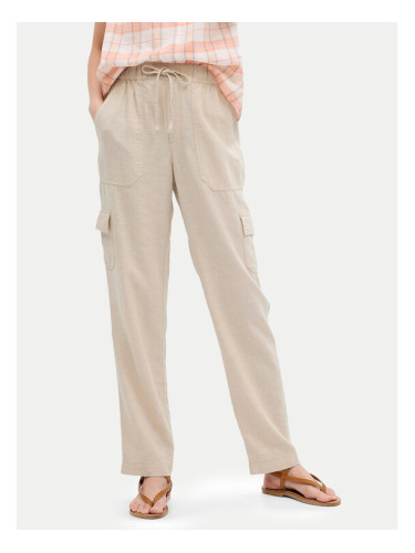 Gap Текстилни панталони 549334-00 Бежов Regular Fit