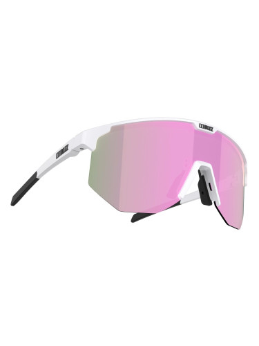 Bliz Hero 52310-04 Matt White/Brown w Pink Multi Колоездене очила