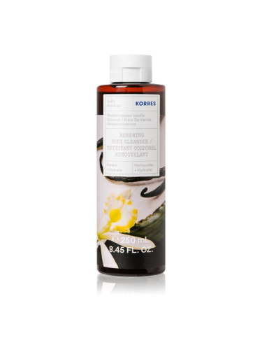 Korres Mediterranean Vanilla Blossom енергизиращ душ-гел 250 мл.