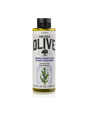 Korres Pure Greek Olive & Rosemary Flower освежаващ душ гел 250 мл.