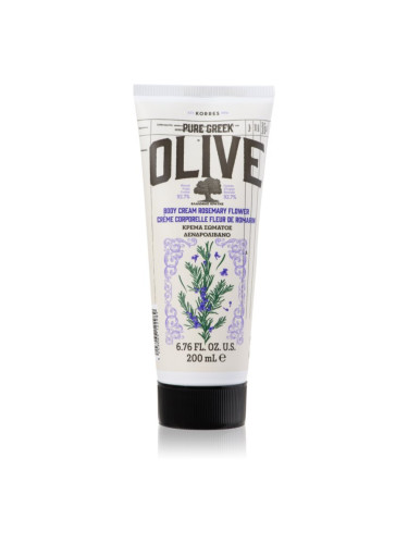 Korres Pure Greek Olive & Rosemary Flower хидратиращ лосион за тяло с маслинено олио 200 мл.