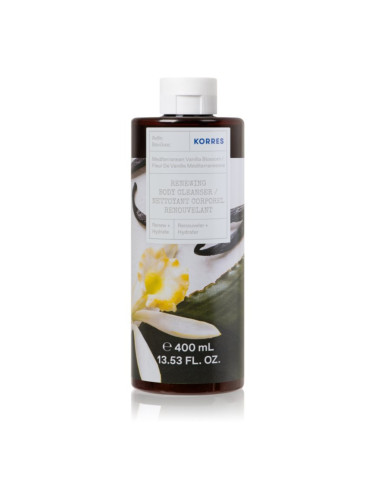 Korres Mediterranean Vanilla Blossom енергизиращ душ-гел 400 мл.