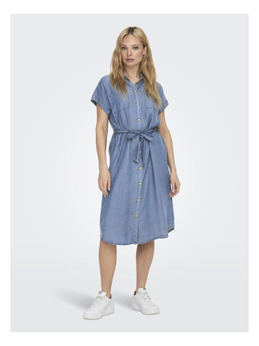 Blue Women's Denim Shirt Dress ONLY Pema