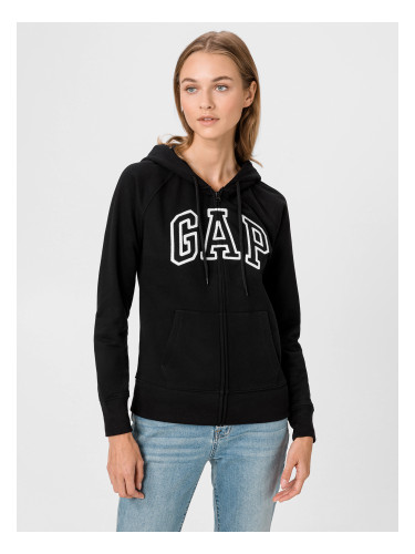 Black women's sweatshirt GAP Logo