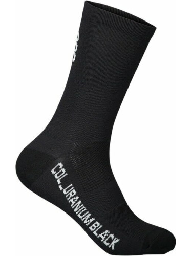 POC Vivify Sock Long Uranium Black S Чорапи за колоездене