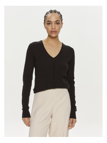Calvin Klein Пуловер K20K207569 Черен Regular Fit