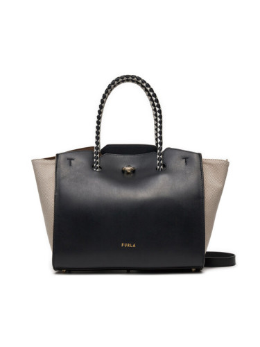 Furla Дамска чанта Genesi M Tote WB00811-BX2601-2183S-1007 Черен