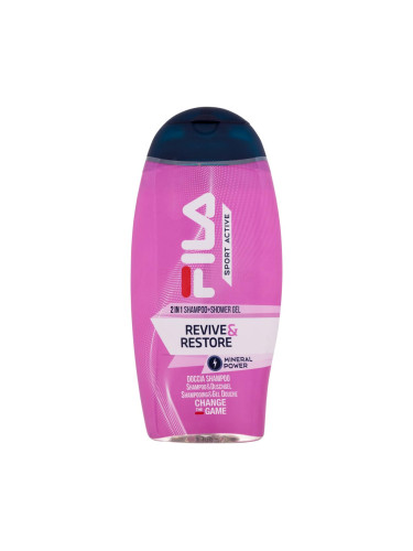 Fila Sport Active Revive & Restore 2in1 Shampoo + Shower Gel Душ гел за жени 250 ml