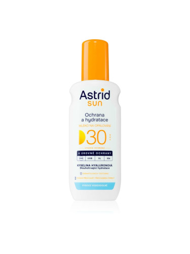 Astrid Sun слънцезащитно мляко в спрей SPF 30 с висока UV защита 200 мл.