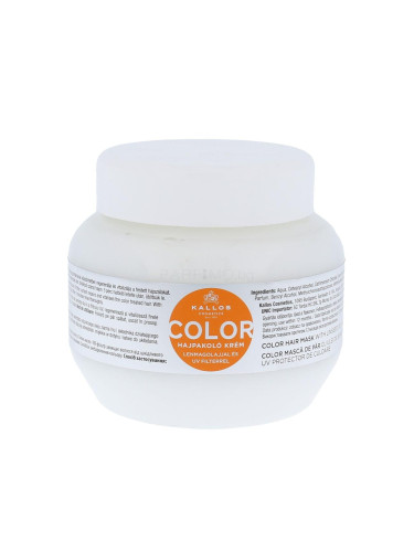 Kallos Cosmetics Color Маска за коса за жени 275 ml