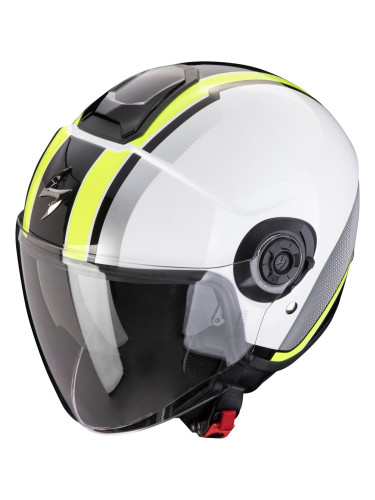 Scorpion EXO-CITY II VEL White/Neon Yellow M Каска