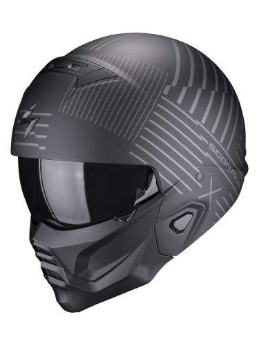 Scorpion EXO-COMBAT II MILES Matt Black/Silver L Каска