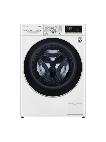 Пералня със сушилня LG F2DV5S7S1E, клас E, капацитет пералня 7 кг./5 кг. сушилня, 1200 оборота в минута, 14 програми на пране, свободностояща, 60 см ширина, TurboWash, Wash+Dry, LG ThinQ, бяла