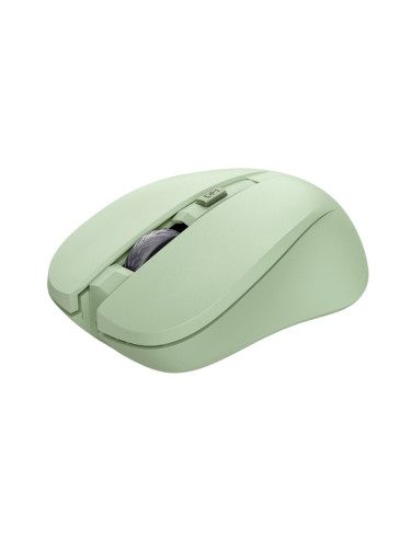 Мишка Trust Mydo Silent (25042), оптична (1800 dpi), безжична, USB, зелена