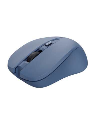 Мишка Trust Mydo Silent (25042), оптична (1800 dpi), безжична, USB, синя