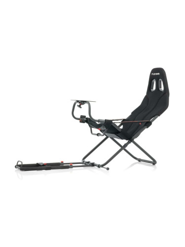 Геймърски стол Playseat Challenge Actifit, до 120kg, материал ActiFit, сгъваем, черен