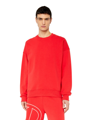 Diesel Sweatshirt - S-ROB-MEGOVAL SWEAT-SHIRT red