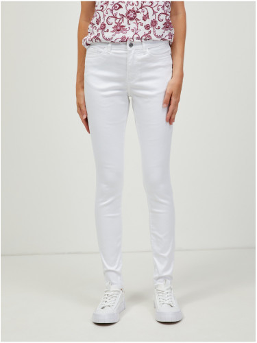 White skinny fit pants ORSAY
